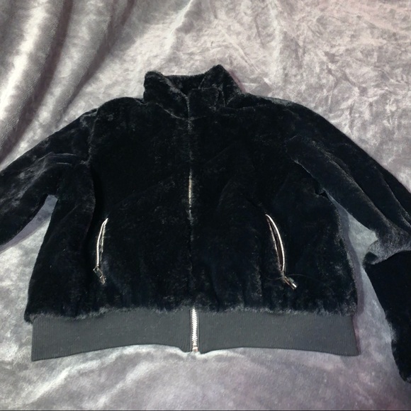Faux Fur Bomber Jacket - Picture 2 of 8